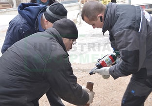 Установлення фаскознімача ISY на трубу